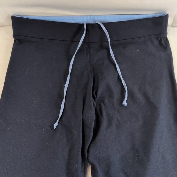 Lululemon Capris Navy Blue Flare Split Leg Drawstring Women's 8 Yoga Active - Picture 2 of 12